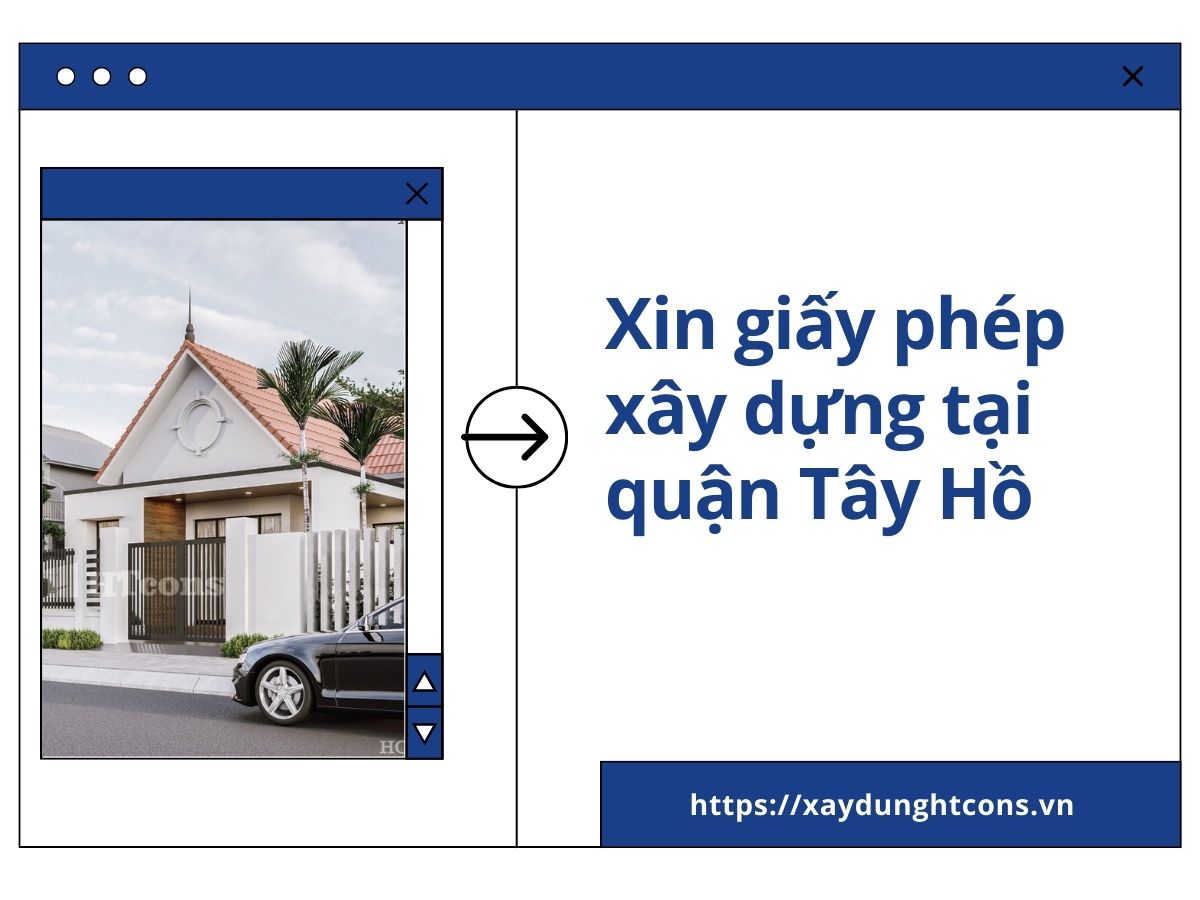 xin giấy phép xây dựng tại quận tây hồ