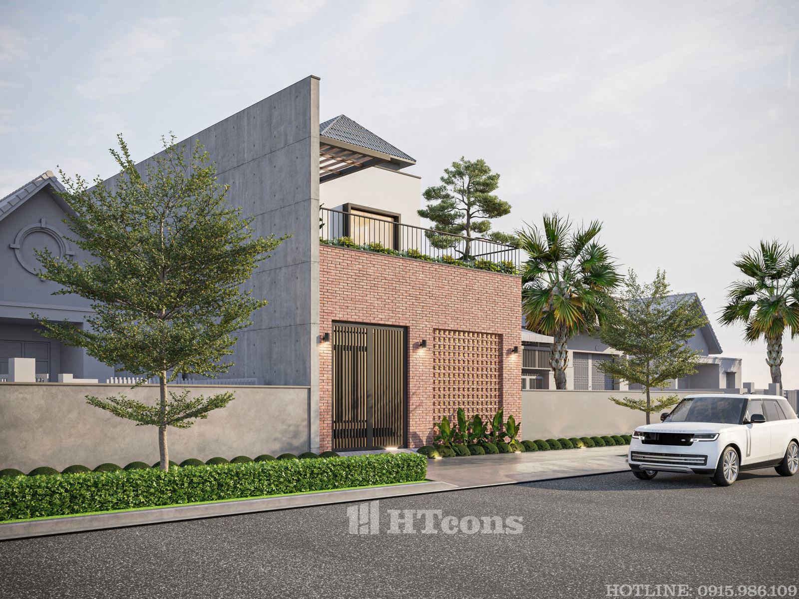 Nhà phố 2 tầng hiện đại