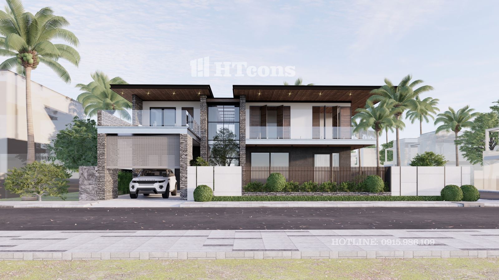 villa hiện đại dẫn đầu xu hướng