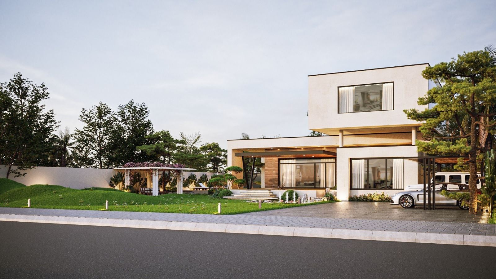 Toàn cảnh mẫu biệt thự phong cách hiện đại