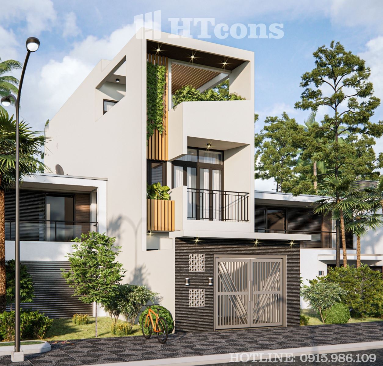 Nhà phố hiện đại 