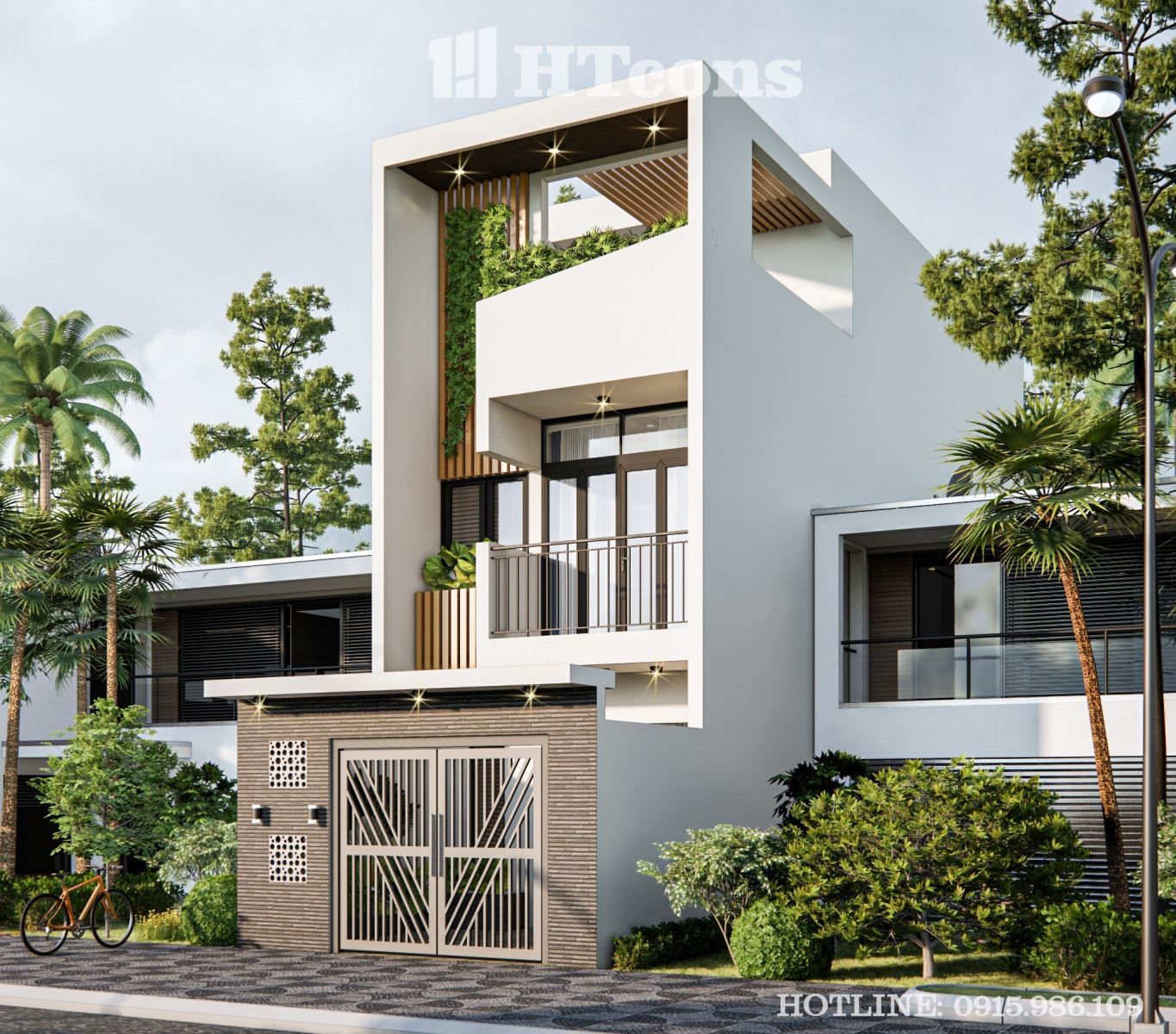 Nhà phố hiện đại 