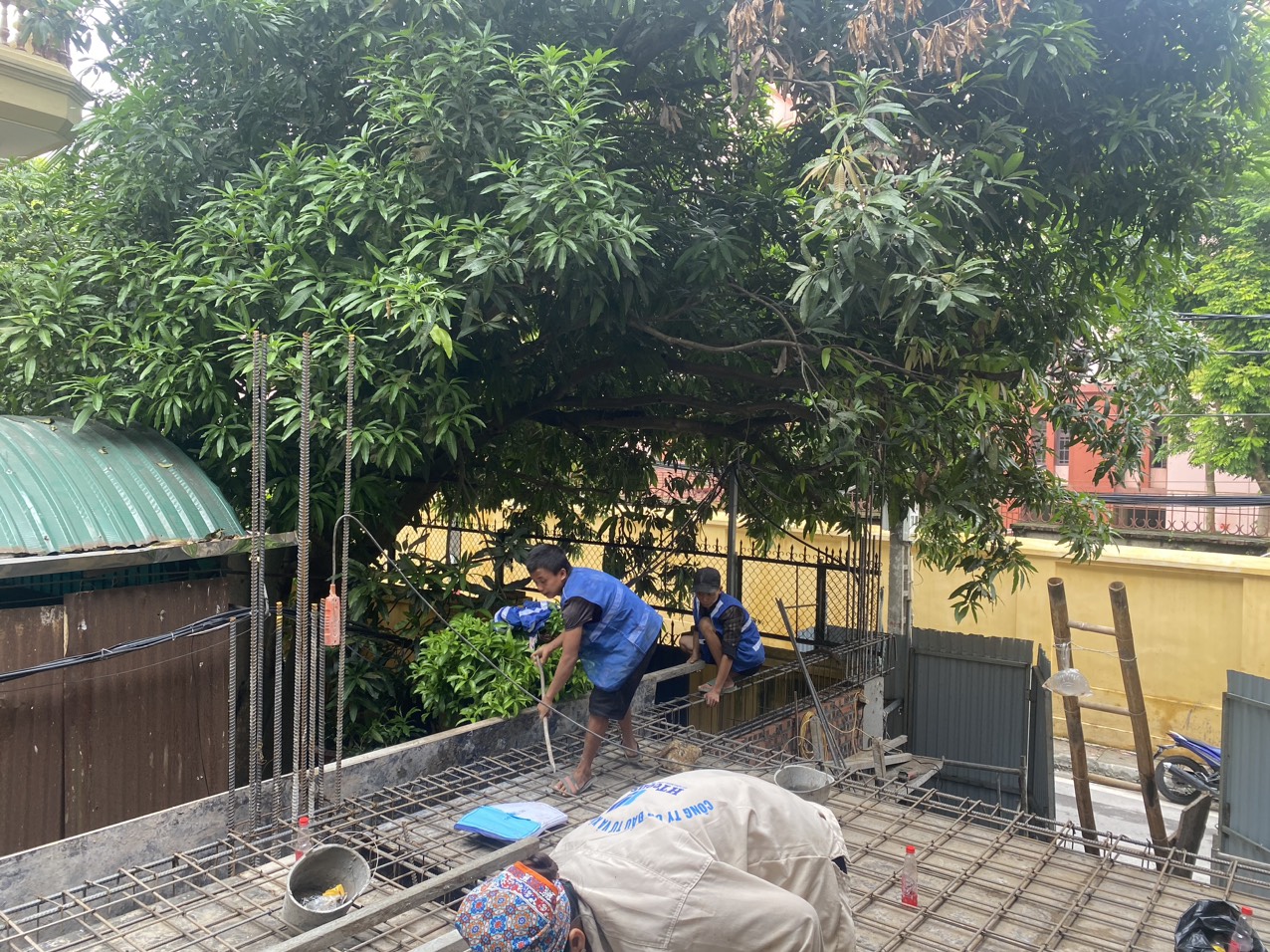 thi công nhà phố chị Thắm 7