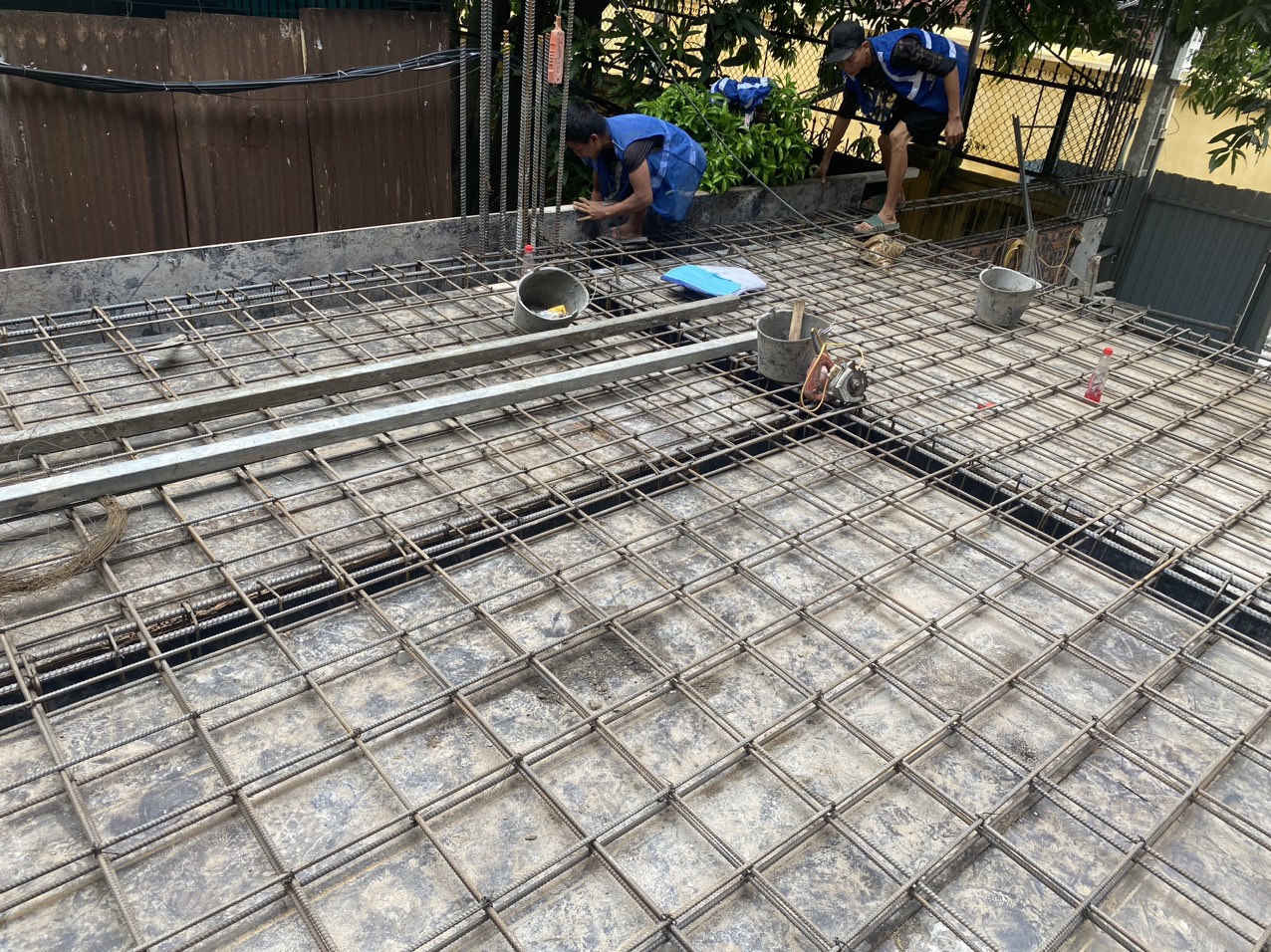 thi công nhà phố chị Thắm 8