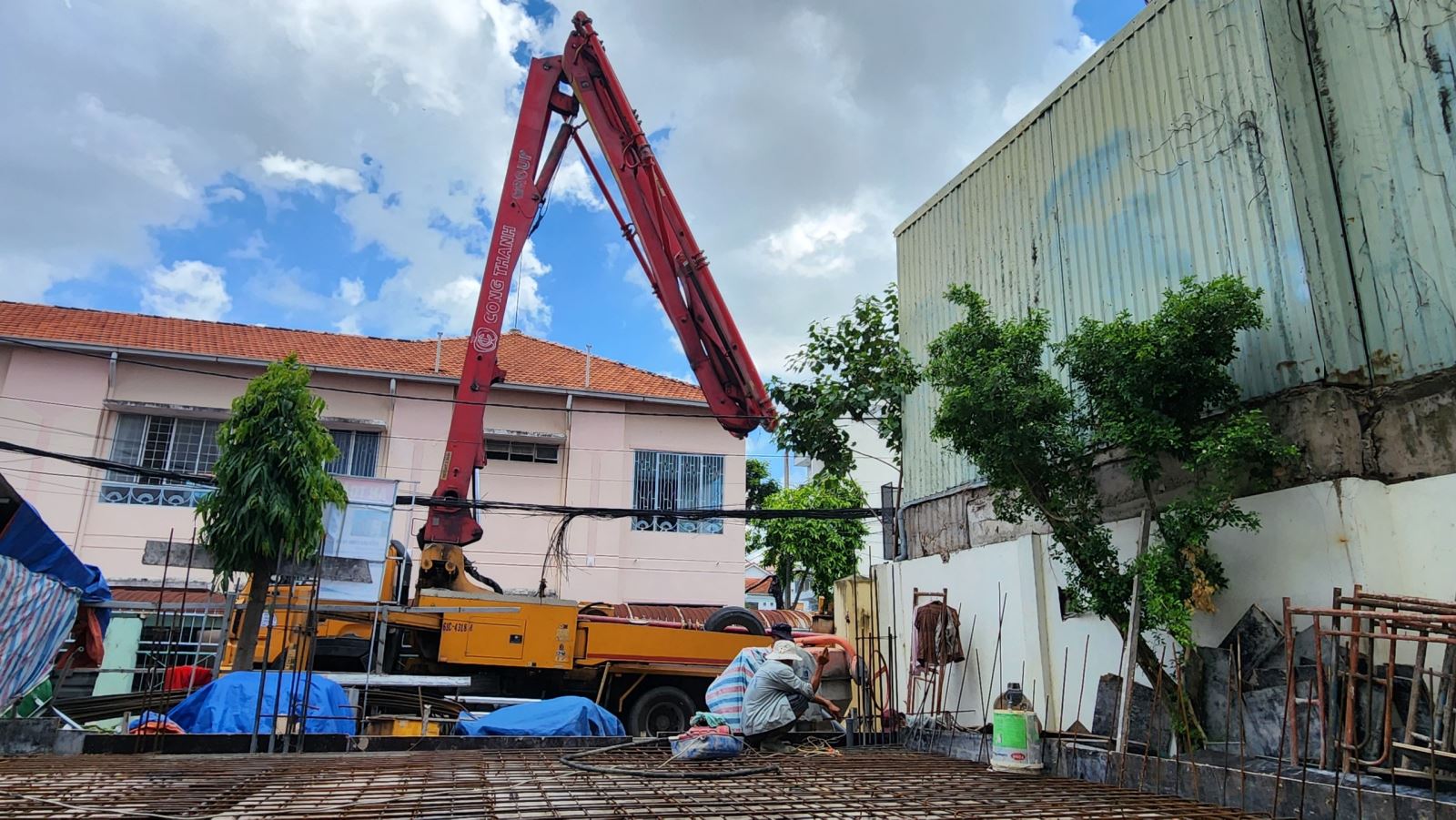 Thi công biệt thự gia đình chị Vy 1