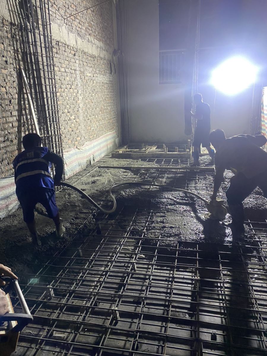 thi công nhà phố chị Thắm 12