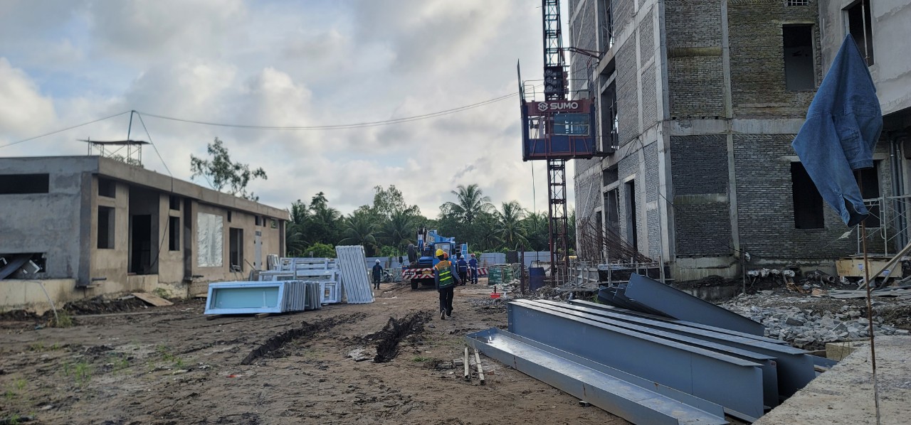thi công bệnh viện Cần Thơ 1