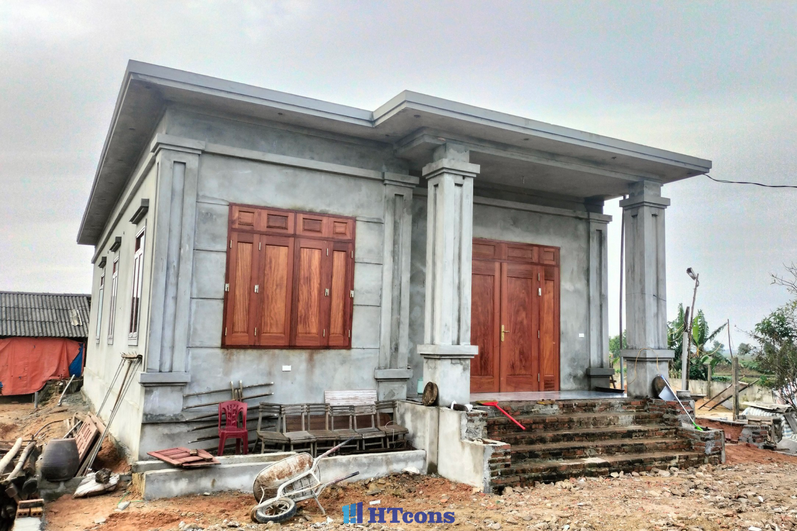 thi công nhà chị lý 5