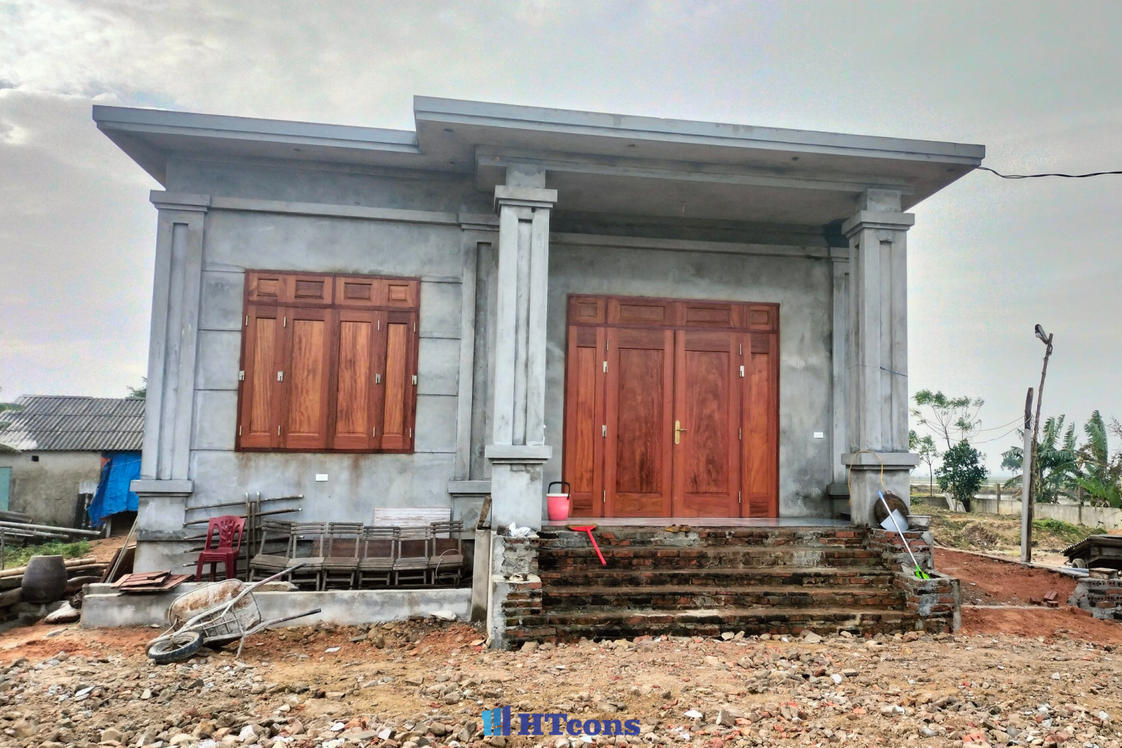 thi công nhà chị lý 4
