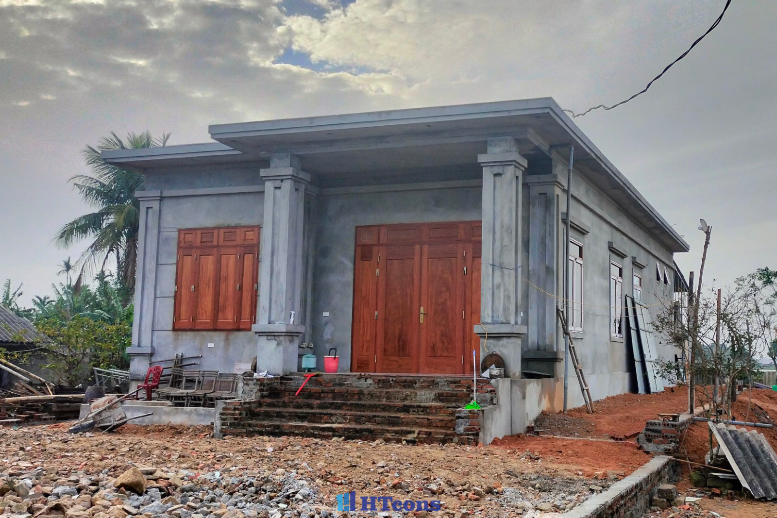 thi công nhà chị lý 6